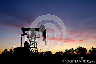 Oil pump Stock Photo