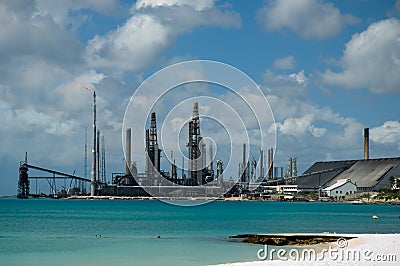 Oil refinary Stock Photo