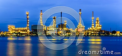 Oil Refinery Stock Photo