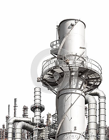 Oil refinery Stock Photo