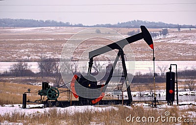 Oil rig Stock Photo