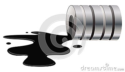 Oil spill Vector Illustration