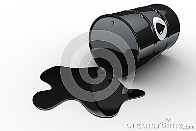 Oil spill Stock Photo