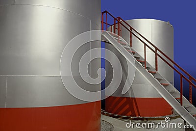 Oil Gas Industry Oilfield Drilling Rig Oil Pump Jack Offshore Technology Background Stock Photo