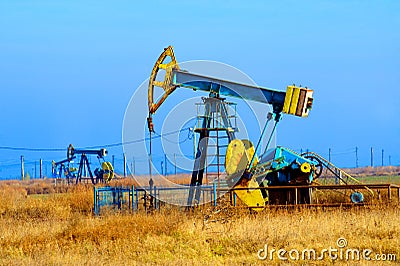 Oil well Stock Photo