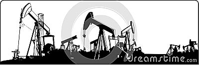 Oilfield Vector Illustration