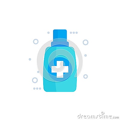 Ointment cream, medicine vector icon Stock Photo