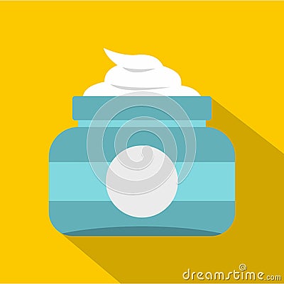 Ointment icon, flat style Vector Illustration