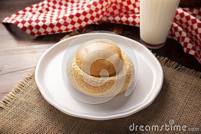 Ojo de Buey Bread Stock Photo