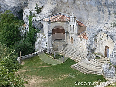 OJO GUAREÃƒâ€˜A IN THE MERINDADES, BURGOS Stock Photo