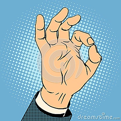 Okay gesture Vector Illustration