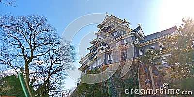 Okayama castle, Japan Editorial Stock Photo