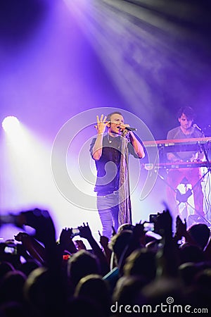 Okean Elzy concert Editorial Stock Photo