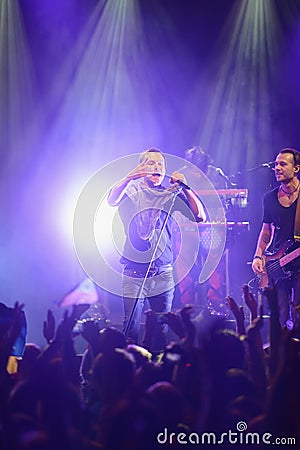 Okean Elzy concert Editorial Stock Photo