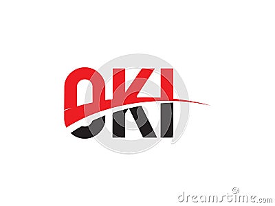 OKI Letter Initial Logo Design Vector Illustration Vector Illustration