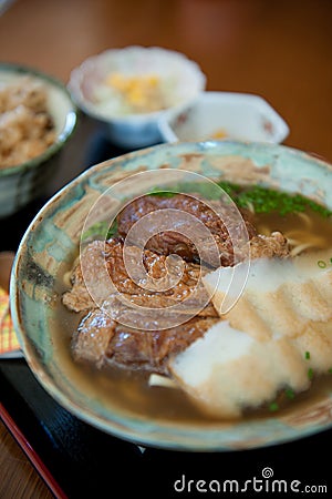 Okinawa soba Stock Photo