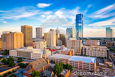 Oklahoma City, Oklahoma, USA Skyline Stock Photo