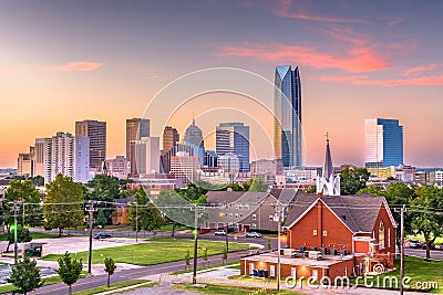 Oklahoma City, Oklahoma, USA downtown skyline Stock Photo