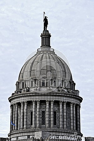 Oklahoma State Capital, Oklahoma City Stock Photo