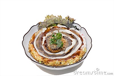 Okonomi Yaki Stock Photo