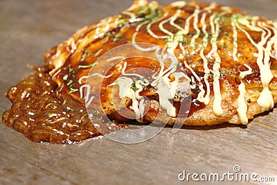 Okonomiyaki Stock Photo
