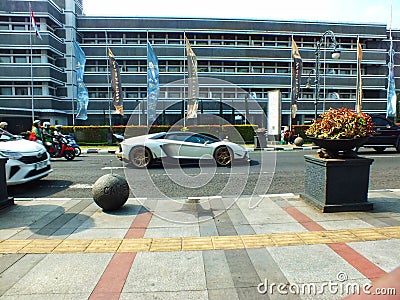 14 oktober 2023. Bandung City, West Java, Indonesia. The atmosphere of vehicle traffic on the roads of Asia and Africa Editorial Stock Photo