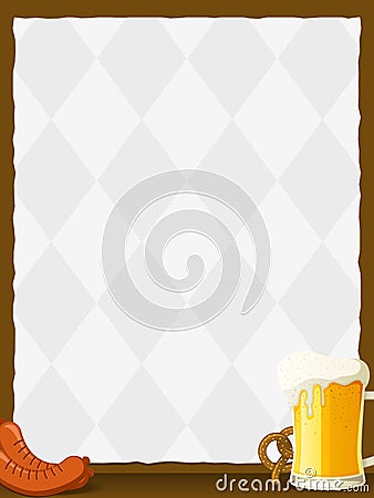 Oktoberfest Background Vector Illustration