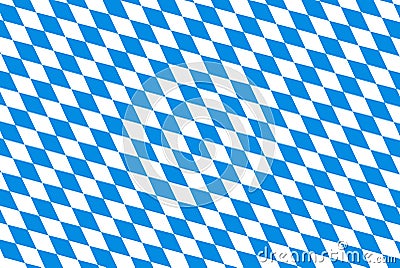 Oktoberfest background with blue checked repeatable rhombus Stock Photo