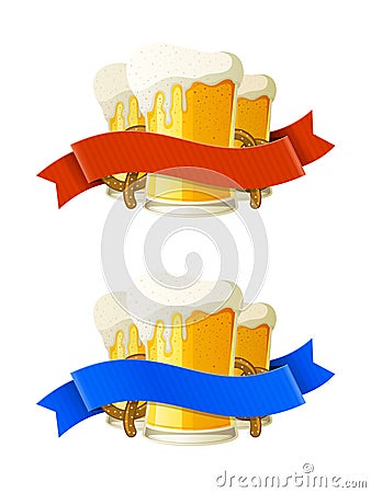 Oktoberfest Banners Vector Illustration