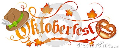 Oktoberfest bavaria germany logo isolated vector Vector Illustration