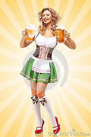 Oktoberfest mood. Stock Photo