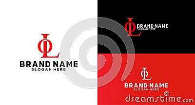 OL Monogram Logo Design ol Letter icon Brand identity Design Vector Illustration