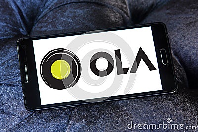 Ola Cabs logo Editorial Stock Photo