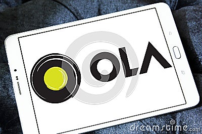 Ola Cabs logo Editorial Stock Photo