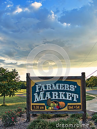 Olathe Community Center - Farmers Market Editorial Stock Photo