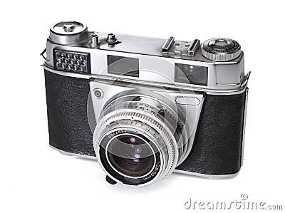 Old 35mm camera Stock Photo