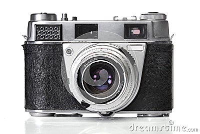 Old 35mm camera Stock Photo