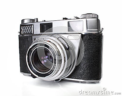 Old 35mm camera Stock Photo