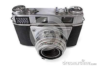 Old 35mm camera Stock Photo