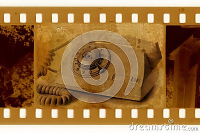 Old 35mm frame photo Stock Photo