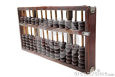 Old abacus Stock Photo