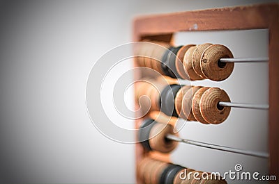 Old abacus Stock Photo