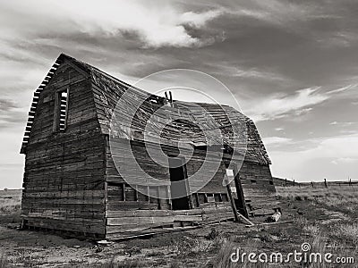 Old barn or house Stock Photo