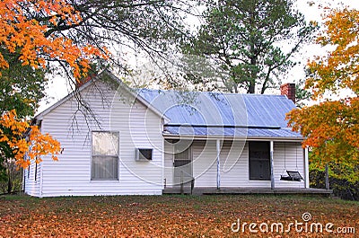 Old Abandoned House Stock Photo