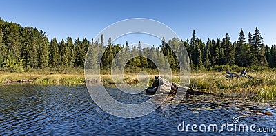 old water cabin Stock Photo