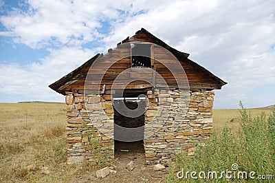 Old abandoned structure. Stock Photo