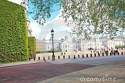 The Old Admiralty Building in Horse Guards Parade in London. Once the operational headquarters of the Royal Navy, it currently Stock Photo