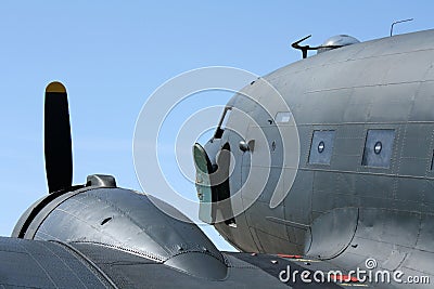 Old Aeroplane Stock Photo