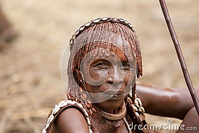 Old african woman Editorial Stock Photo