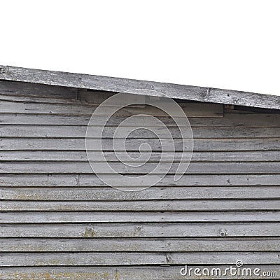 Old aged weathered natural grey damaged wooden farm shack wall texture, large detailed textured rustic grungy vertical Stock Photo